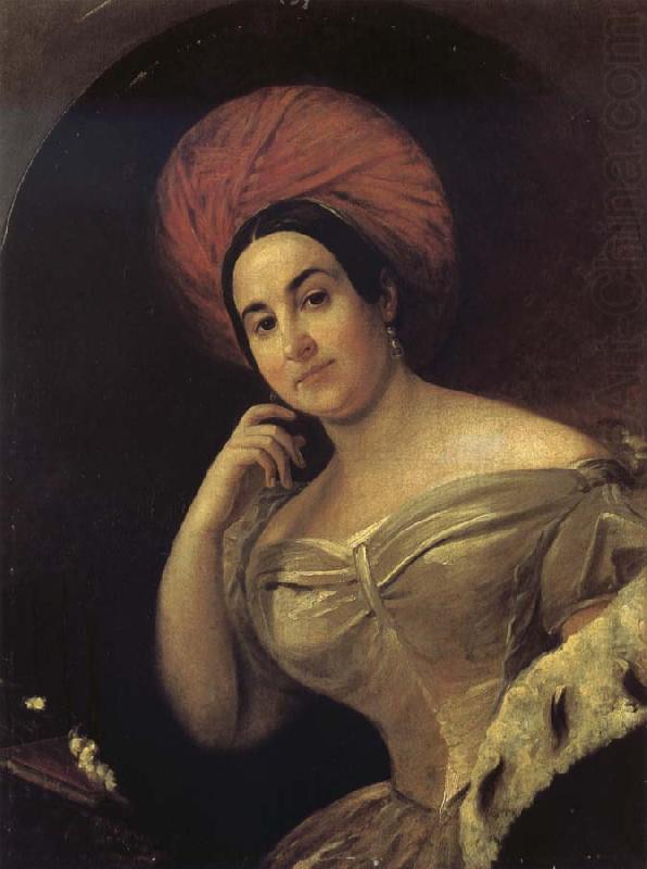 Karl Briullov Portrait of Yekaterina Semionova oil painting picture